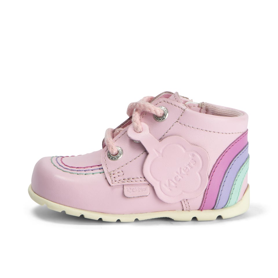 Baby Kick Hi Rainbow Leather Pink