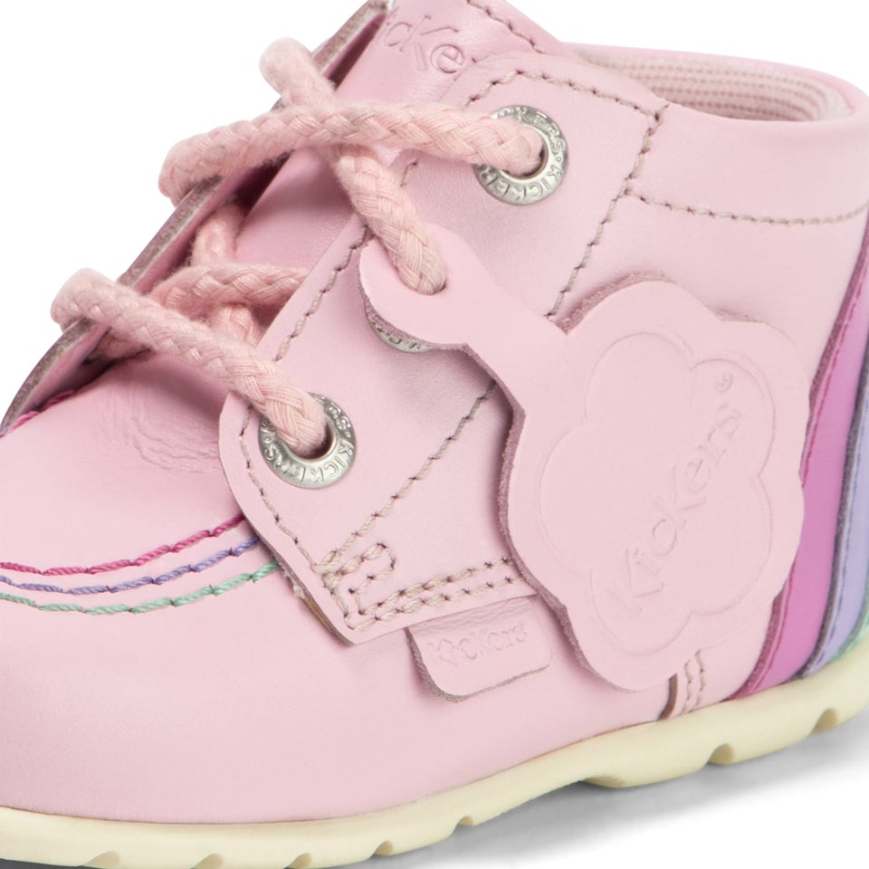 Baby Kick Hi Rainbow Leather Pink