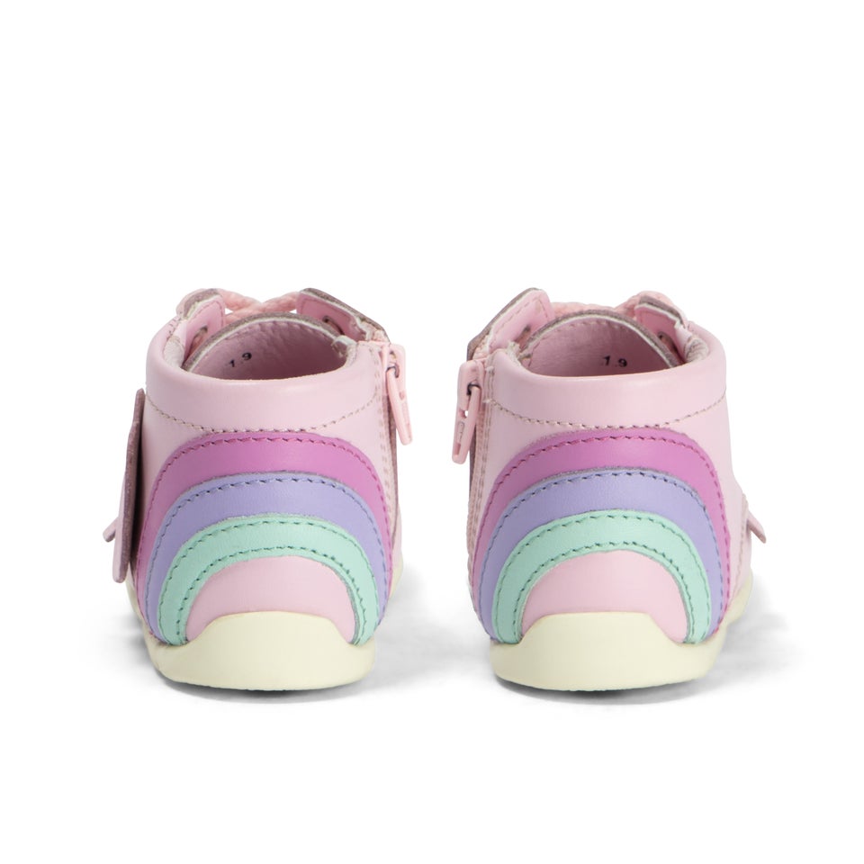 Baby Kick Hi Rainbow Leather Pink