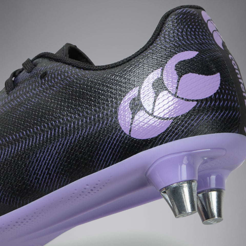 Junior Unisex Phoenix Genesis Team Soft Ground Boots Black/Purple