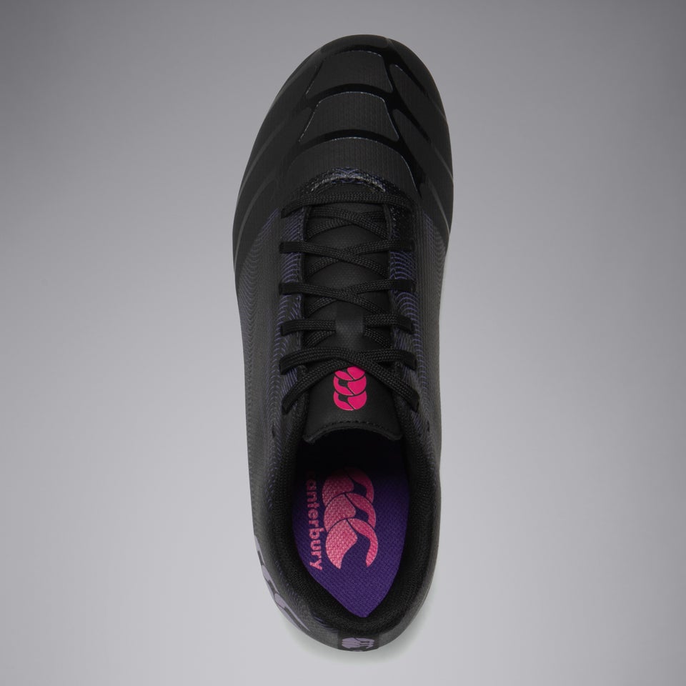 Junior Unisex Phoenix Genesis Team Soft Ground Boots Black/Purple