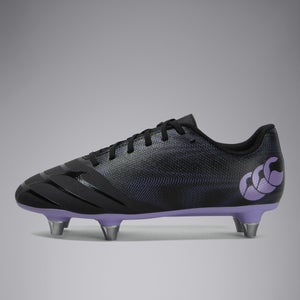 Junior Unisex Phoenix Genesis Team Soft Ground Boots Black/Purple