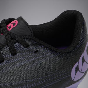 Junior Unisex Phoenix Genesis Team Soft Ground Boots Black/Purple