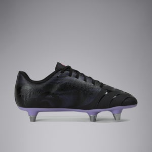 Junior Unisex Phoenix Genesis Team Soft Ground Boots Black/Purple
