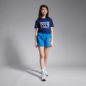 Junior Unisex Uglies Tactic 4.5" Shorts Blue