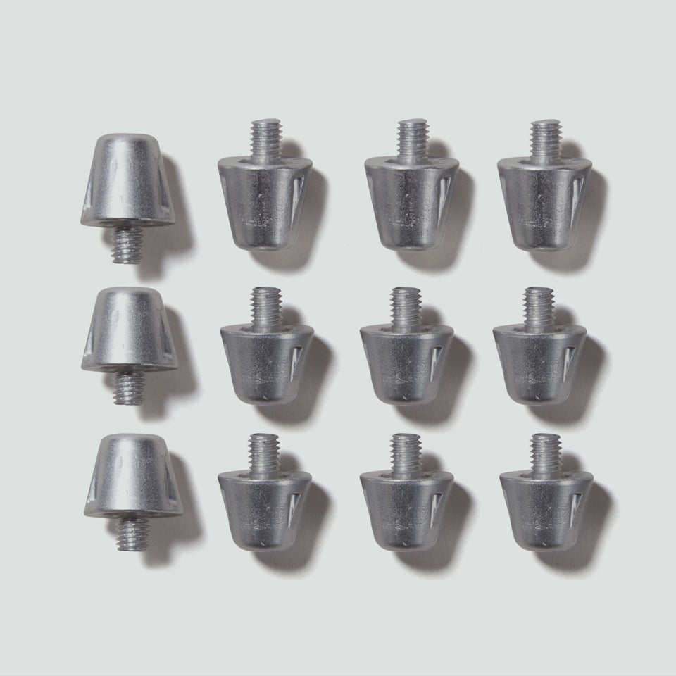 Adult Unisex Performance Stud Pack Long Silver