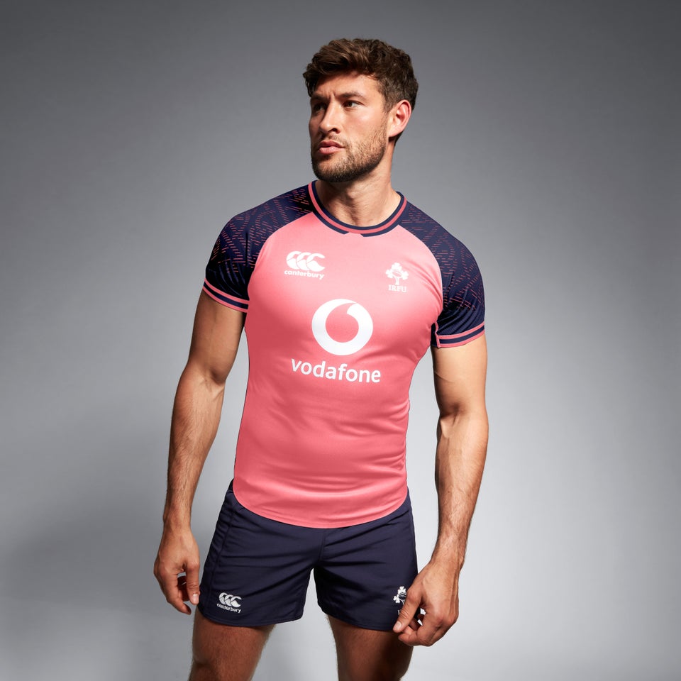 CANTERBURY IRE PRE GAME PRO JERSEY AM PINK / BLUE