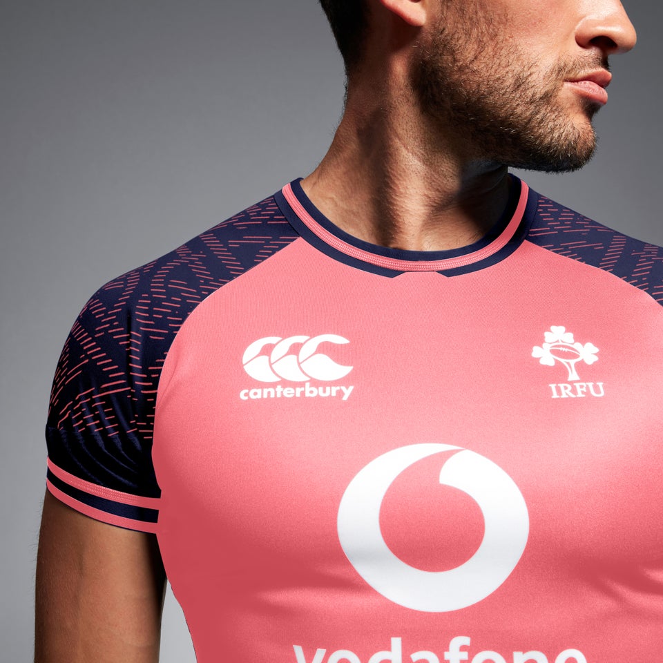 CANTERBURY IRE PRE GAME PRO JERSEY AM PINK / BLUE