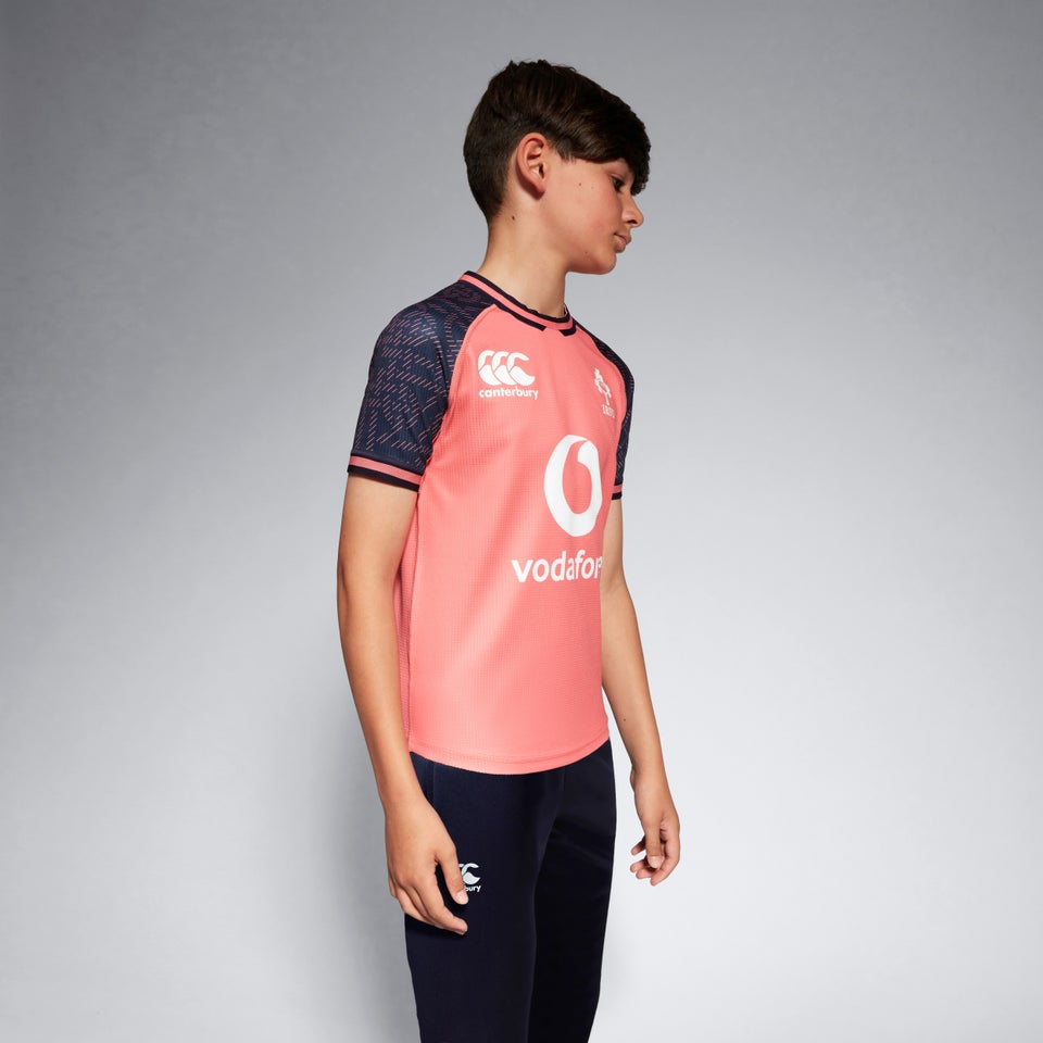 CANTERBURY IRE PRE GAM PRO JERSY JNR JU PINK / BLUE
