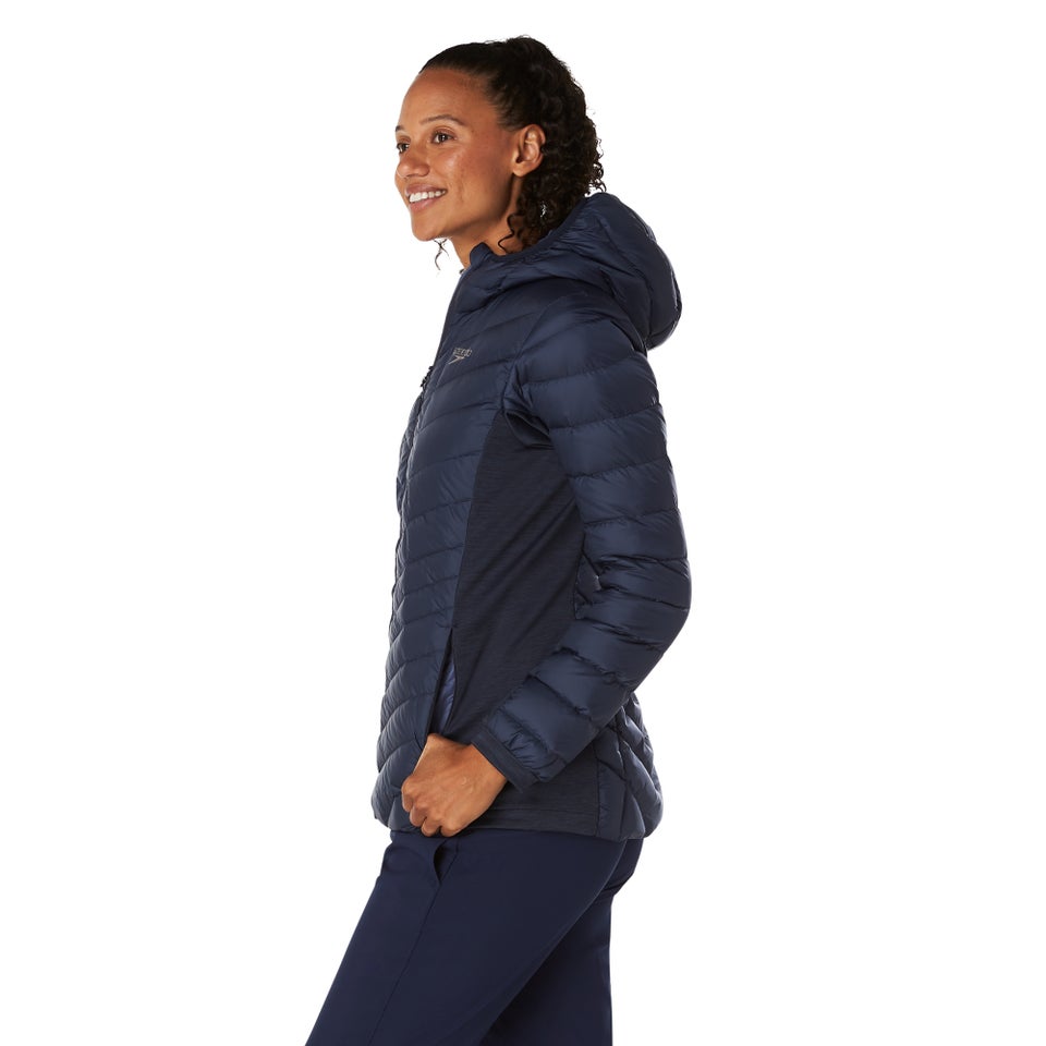 Blouson réfléchissant extensible Tephra pour femmes, bleu marine