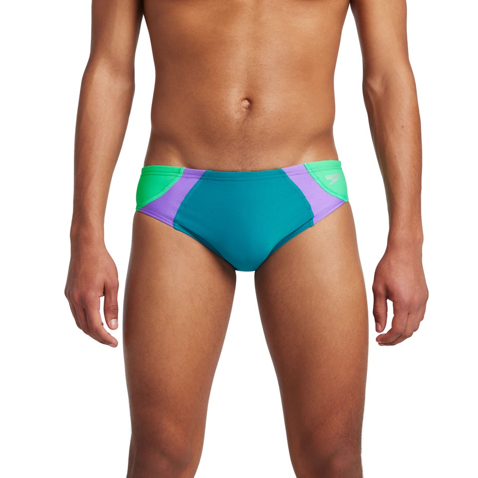 Men's Dual Colorblock One Brief Blue