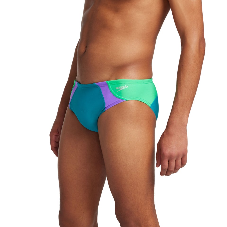 Men's Dual Colorblock One Brief Blue