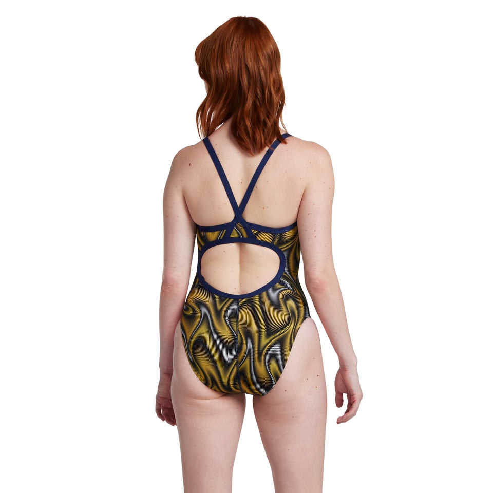 Women's Purpose Flyback One Piece Gold