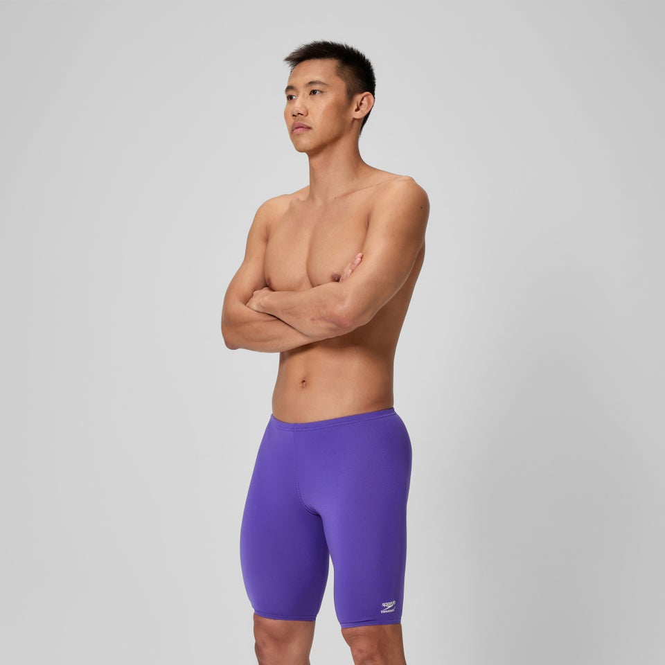 Men's Solid Adult Jammer Purple