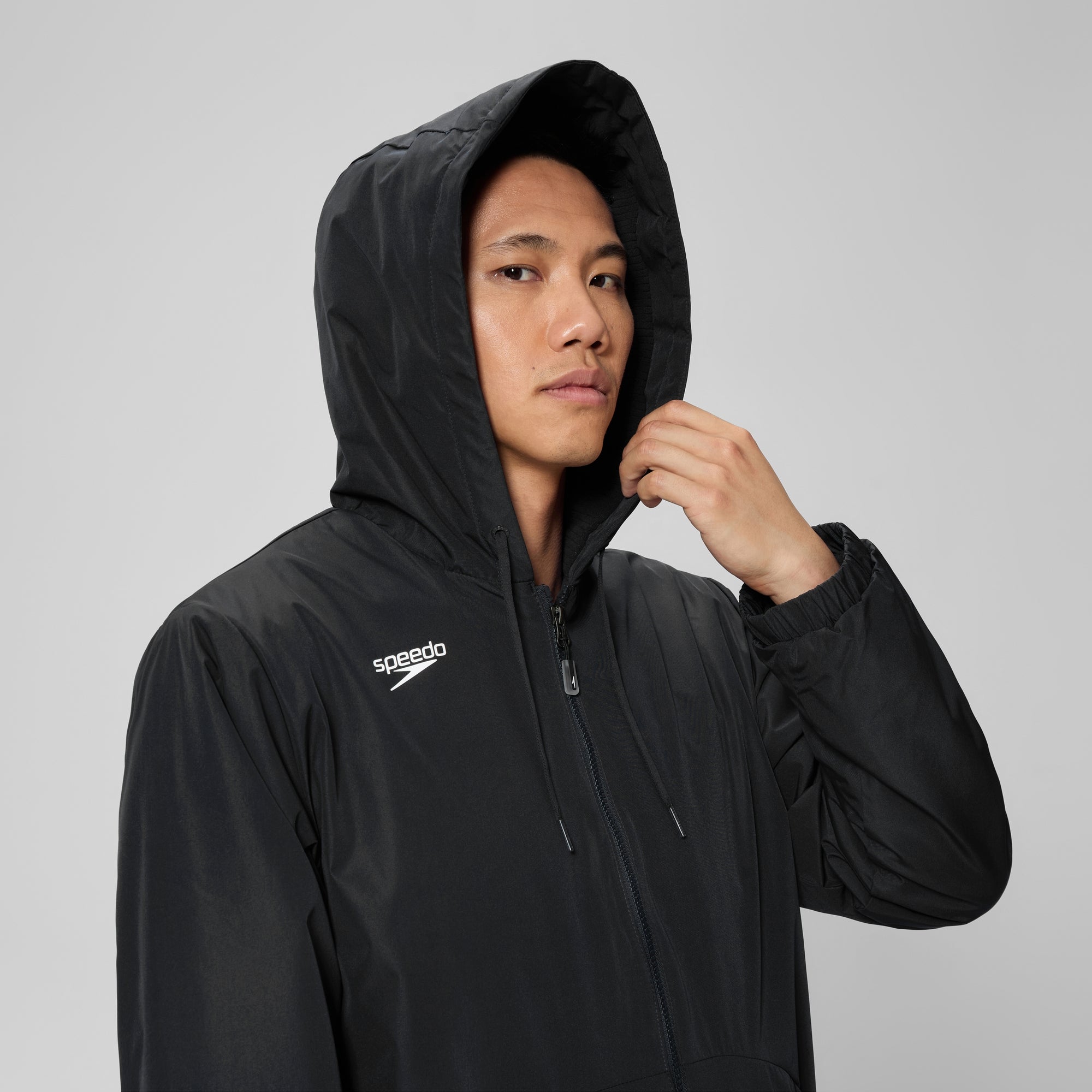 Shinzone × Speedo HALF ZIP PARKA Speedo Team Parka 2.0 - Swim Jacket for Swimmers