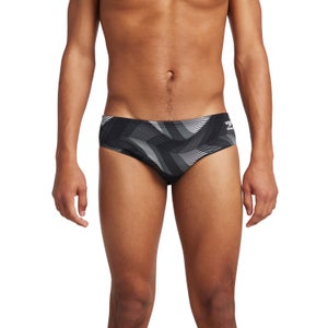 Men's Precision Brief Gray/White