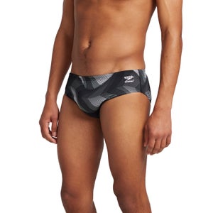 Men's Precision Brief Gray/White