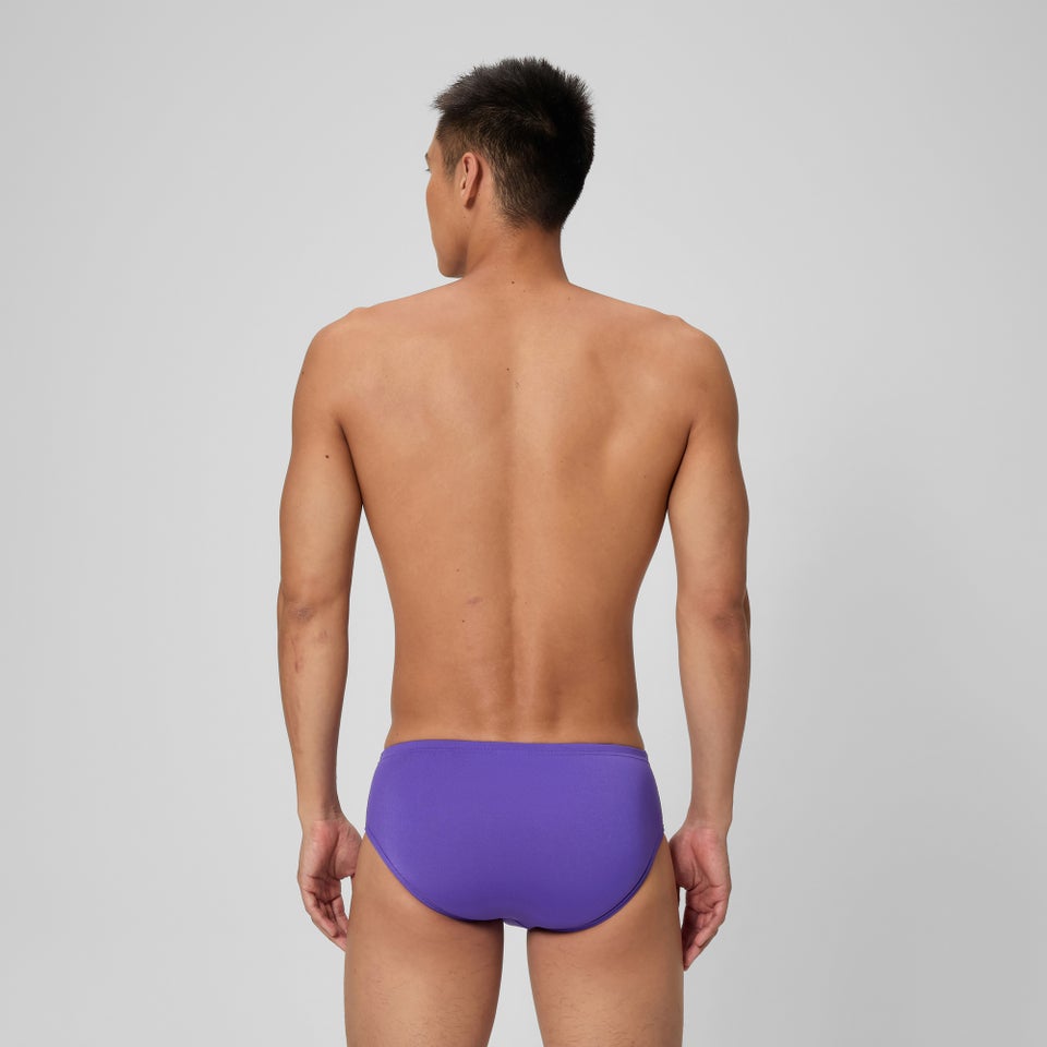 Men's Solid Brief Purple