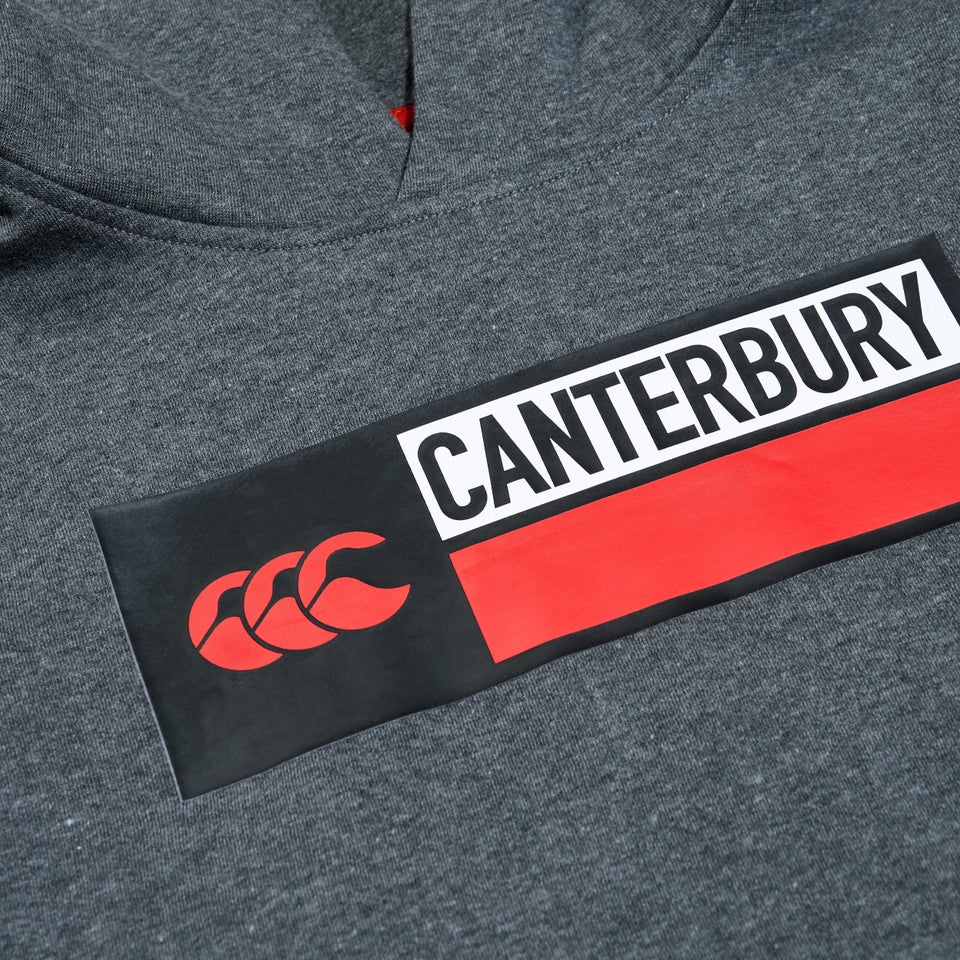 Junior Unisex Overhead Hoody Grey Marl