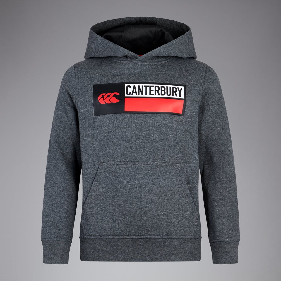 Junior Unisex Overhead Hoody Grey Marl