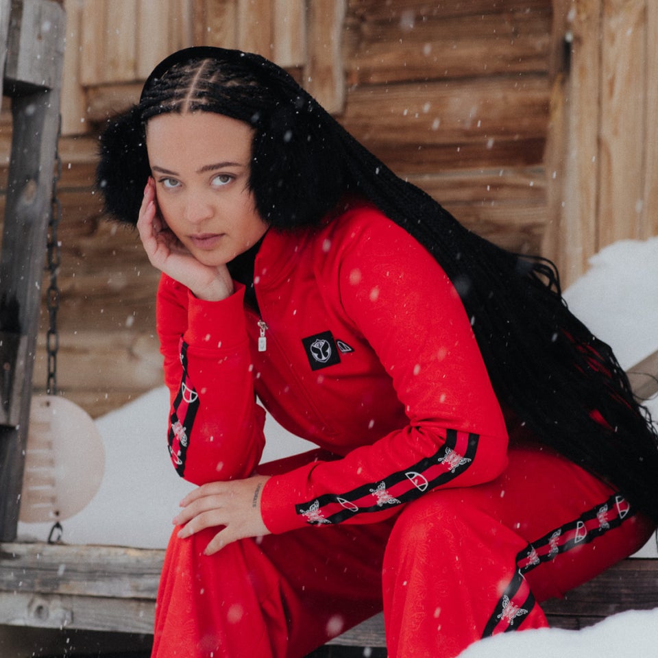 Women's Tomorrowland X ellesse Track Top Red