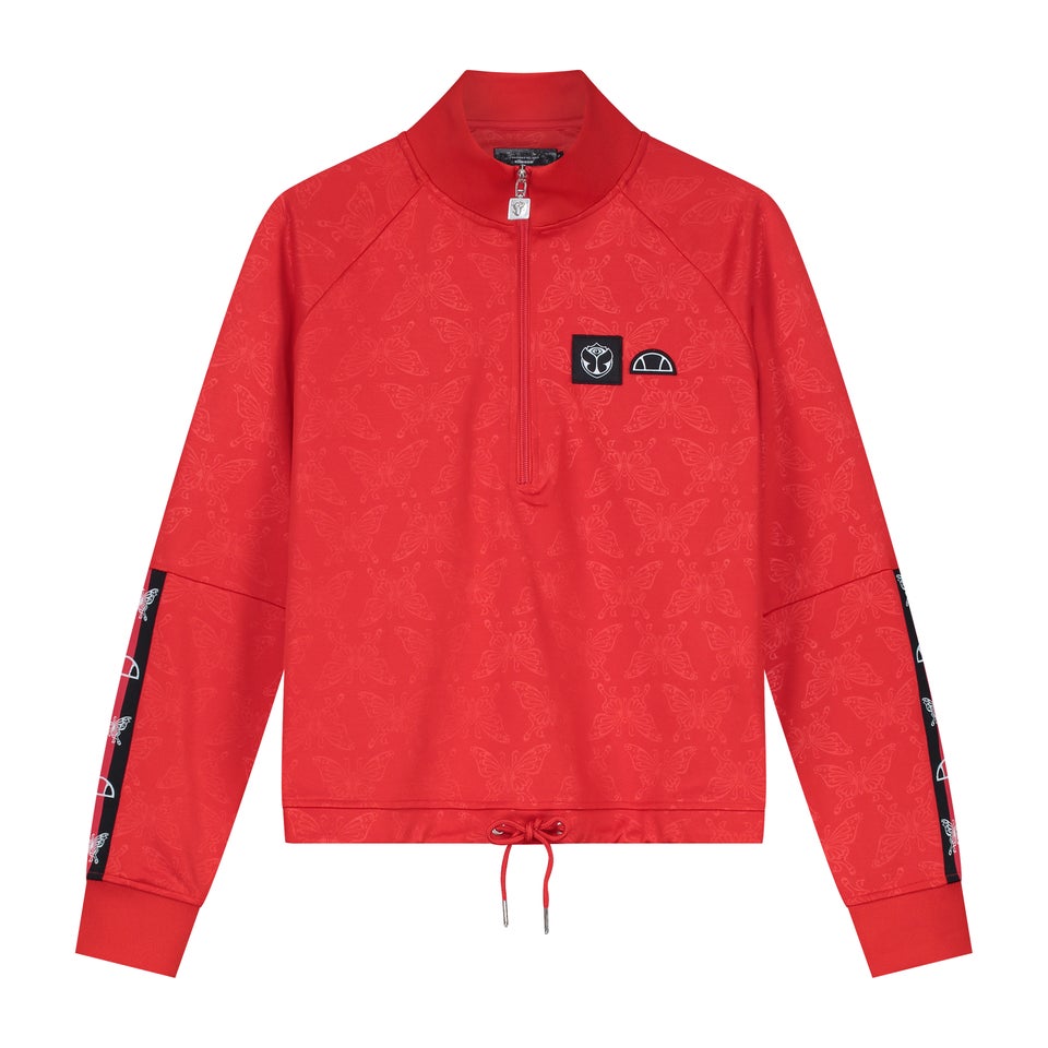Women's Tomorrowland X ellesse Track Top Red