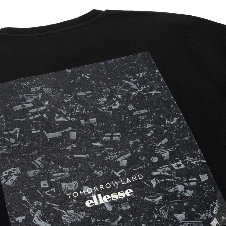 Unisex Tomorrowland X ellesse Langarm-Sweatshirt Schwarz