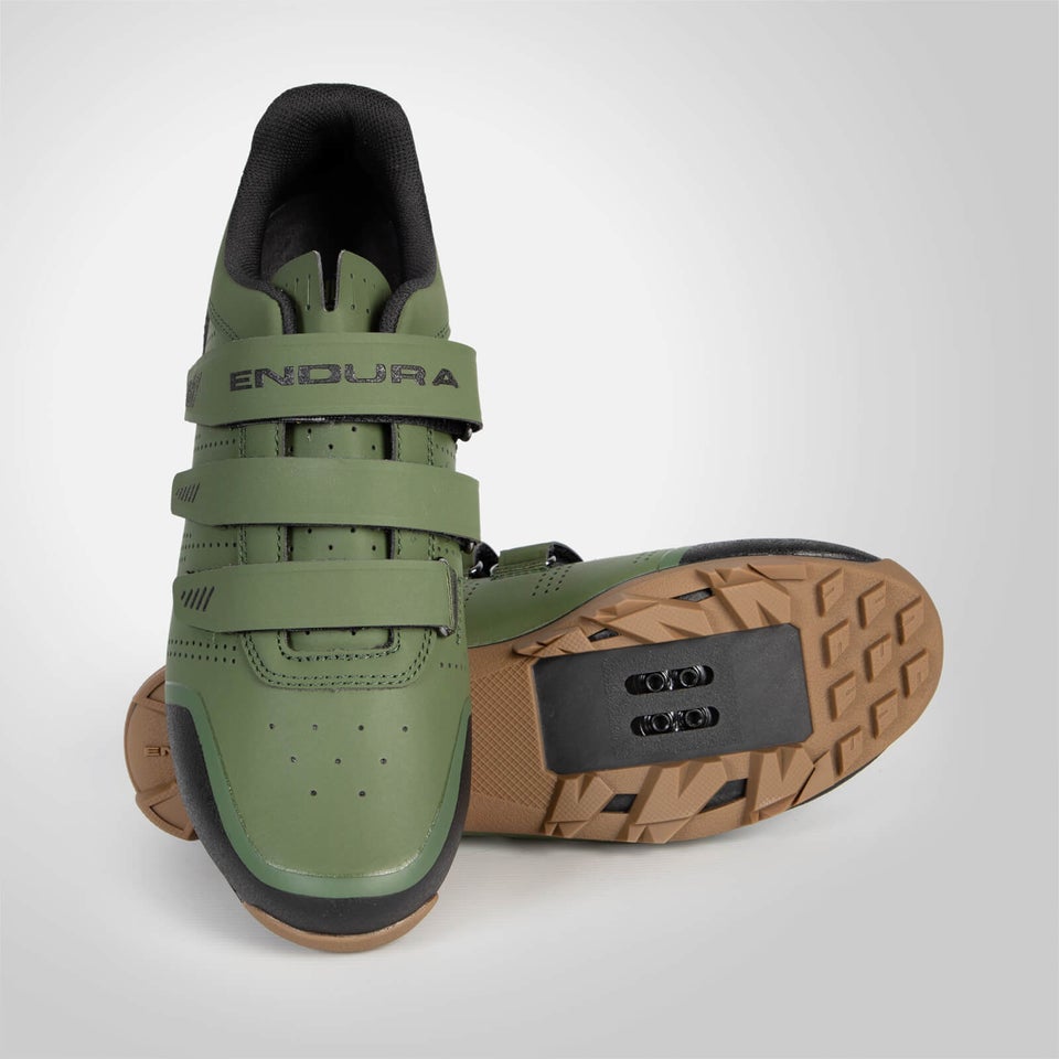 Hummvee XC Clipless Shoes - Olive Green