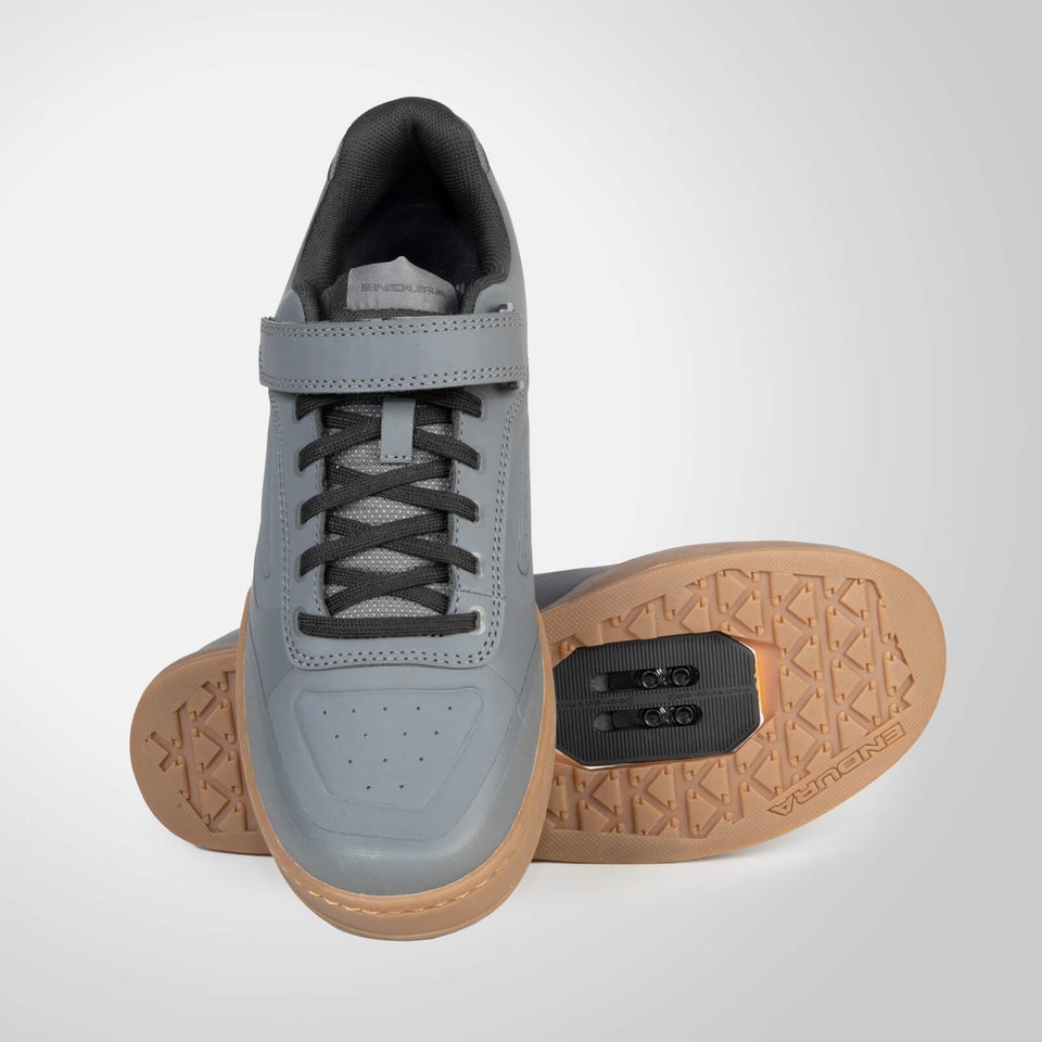 Hummvee Clipless Shoes - Pewter Gray