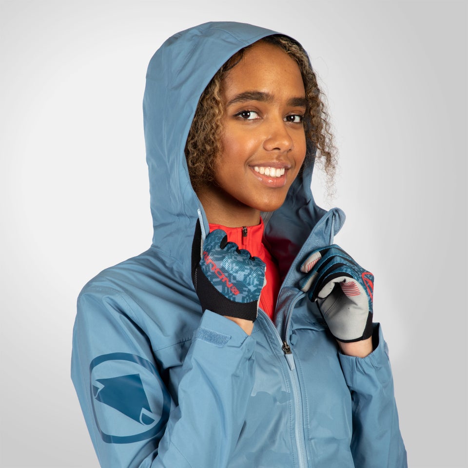 Women's SingleTrack Waterproof Jacket II - Blue Steel