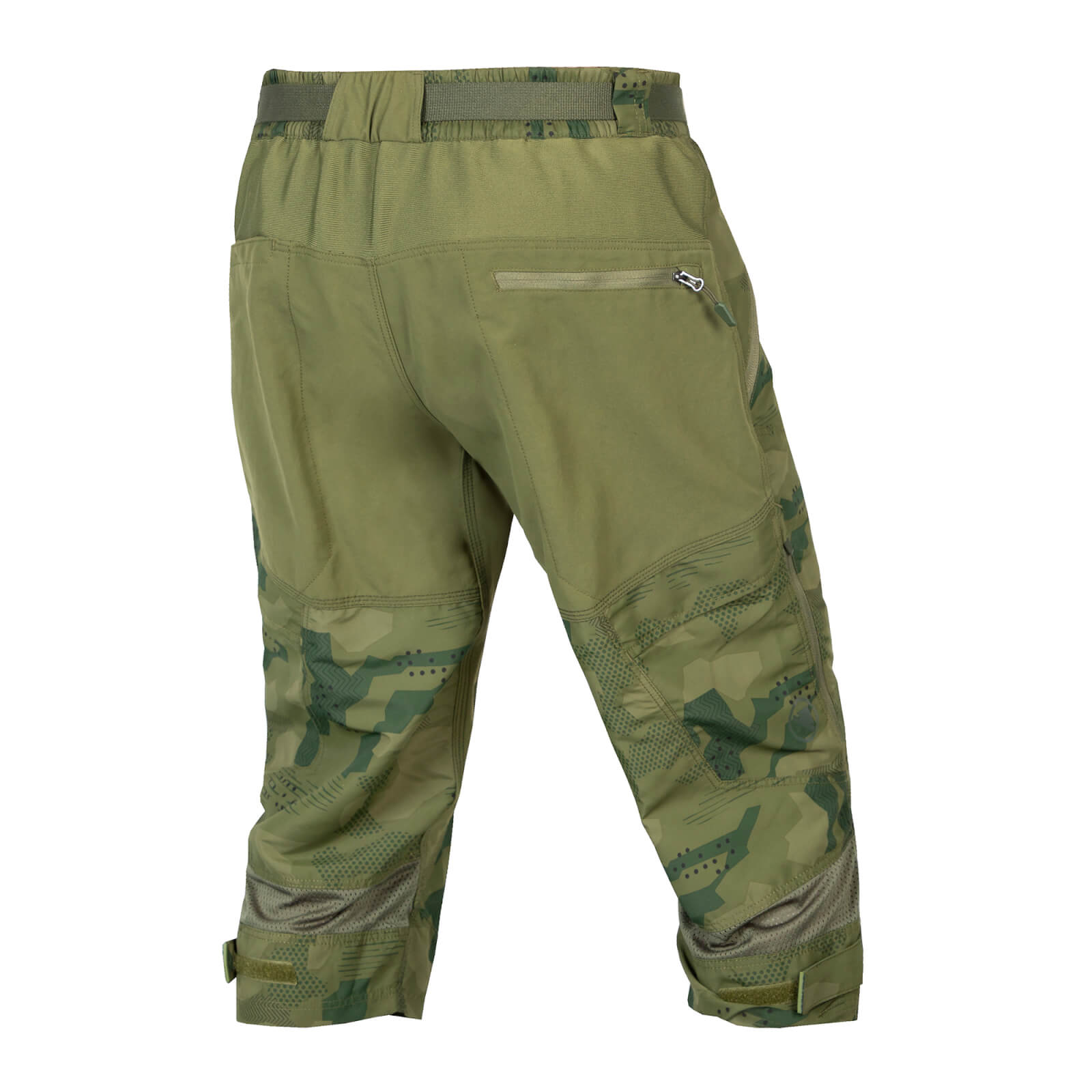 Men's Hummvee 3/4 Shorts (With Liner) - Tonal Olive | Endura UK