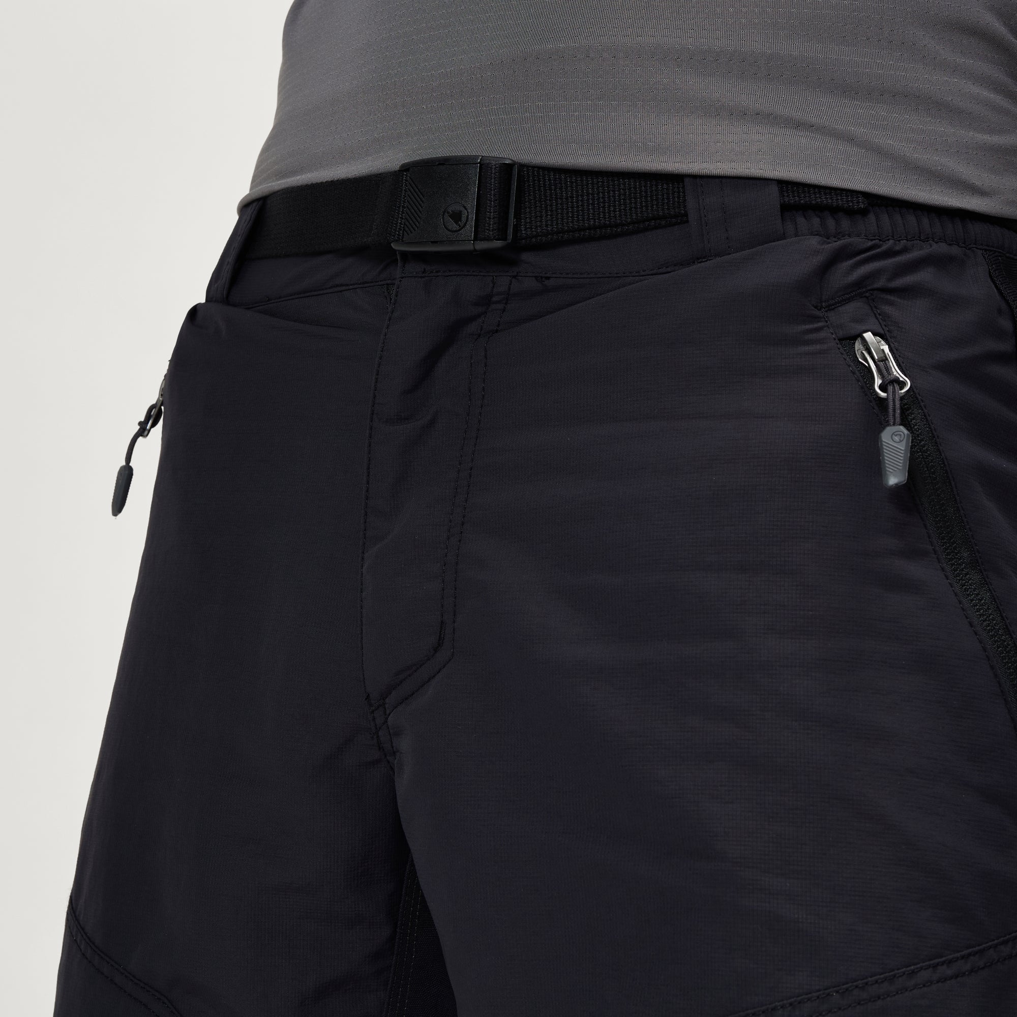 Men's Hummvee 3/4 Shorts (With Liner) - Black | Endura US