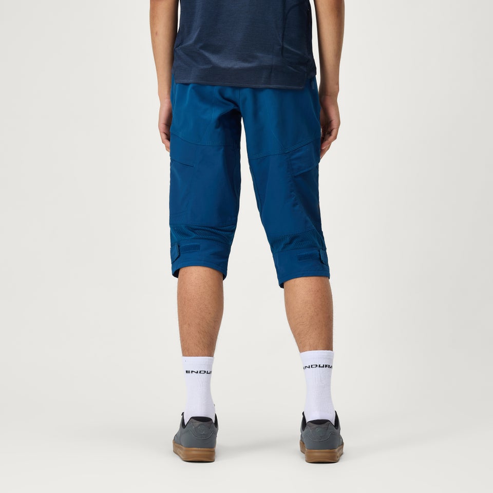 Men's Hummvee 3/4 Shorts (With Liner) - Blueberry