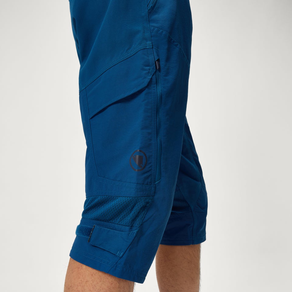 Men's Hummvee 3/4 Shorts (With Liner) - Blueberry