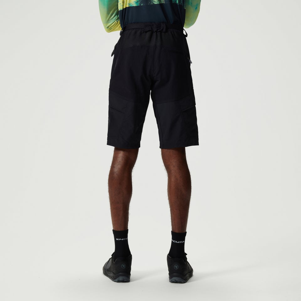 Hummvee Short mit Innenhose für Herren - Schwarz