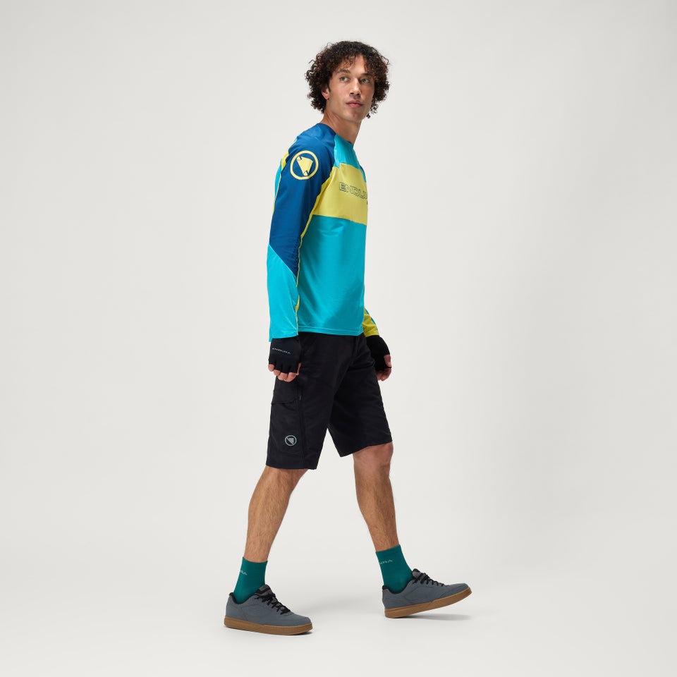 Hummvee Short mit Innenhose für Herren - Camouflage-Dunkel