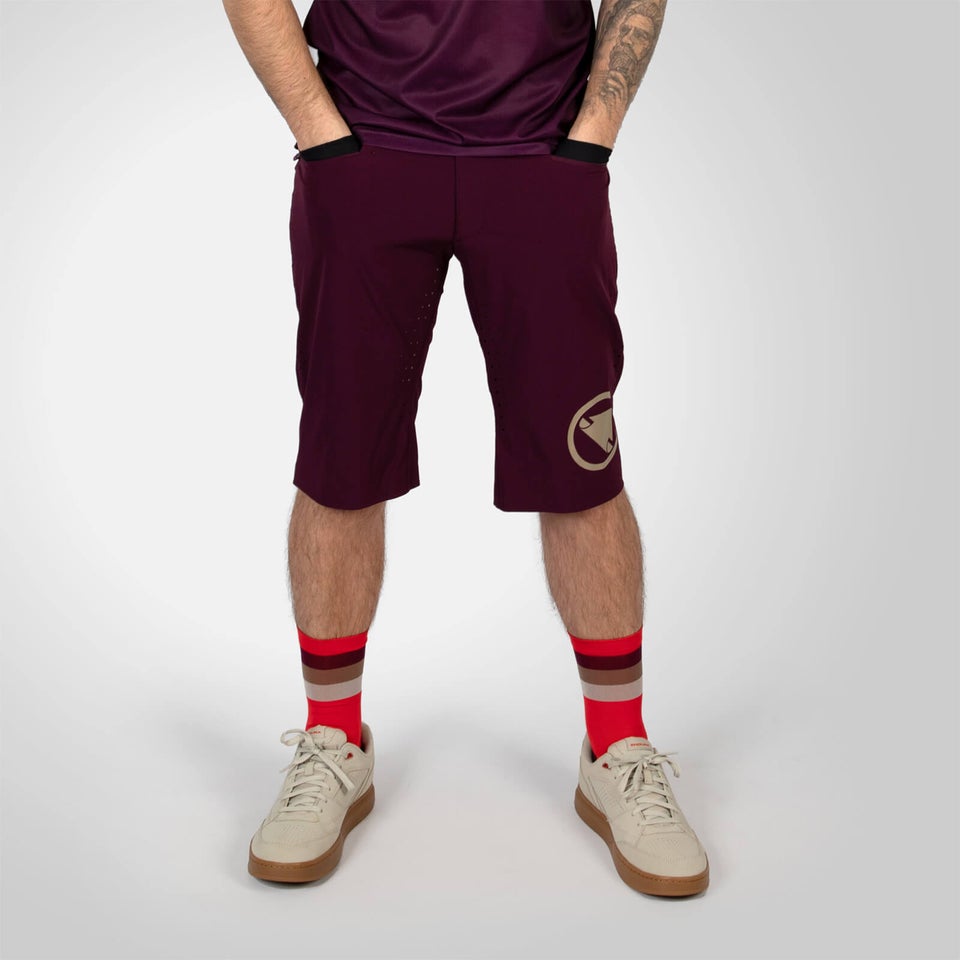Men's SingleTrack Lite Shorts - Aubergine