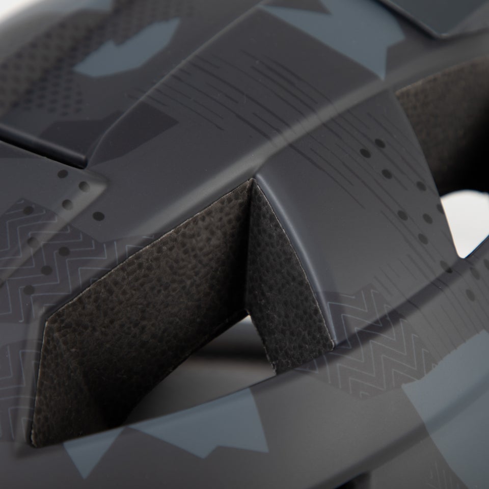 Kids SingleTrack Full Face Helmet - Grey Camo