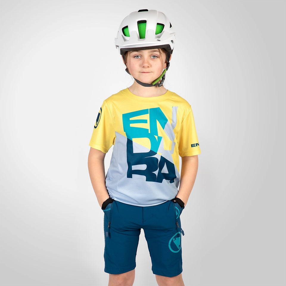 Kids SingleTrack Core Tee - Blueberry