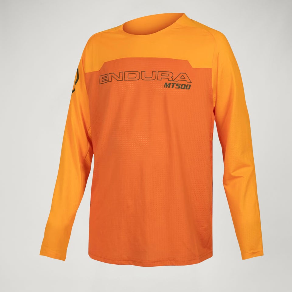 Kids MT500 Burner L/S Jersey - Tangerine