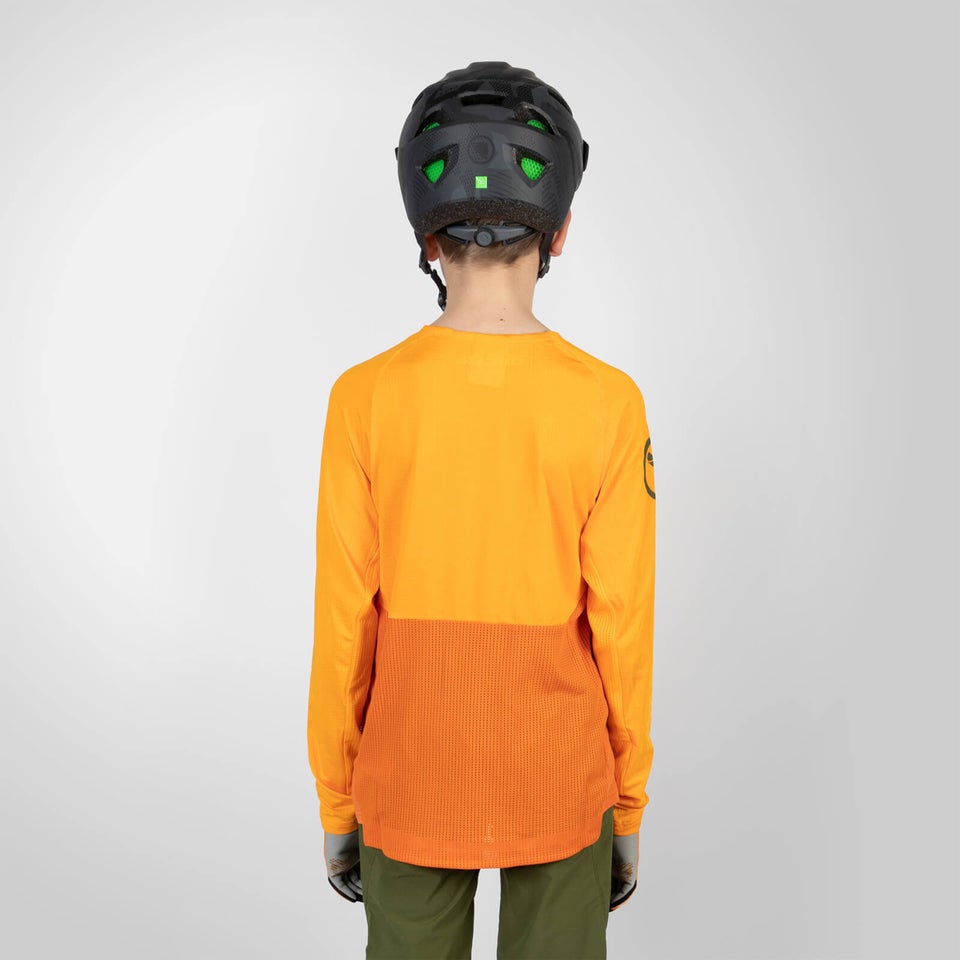 Kids MT500 Burner L/S Jersey - Tangerine