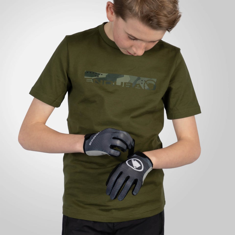 Kids Original Camo Tee - Olive Green