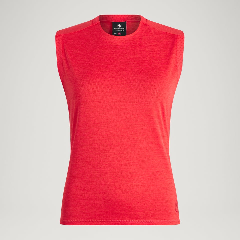 Women's SingleTrack Tank Top - Pomegranate