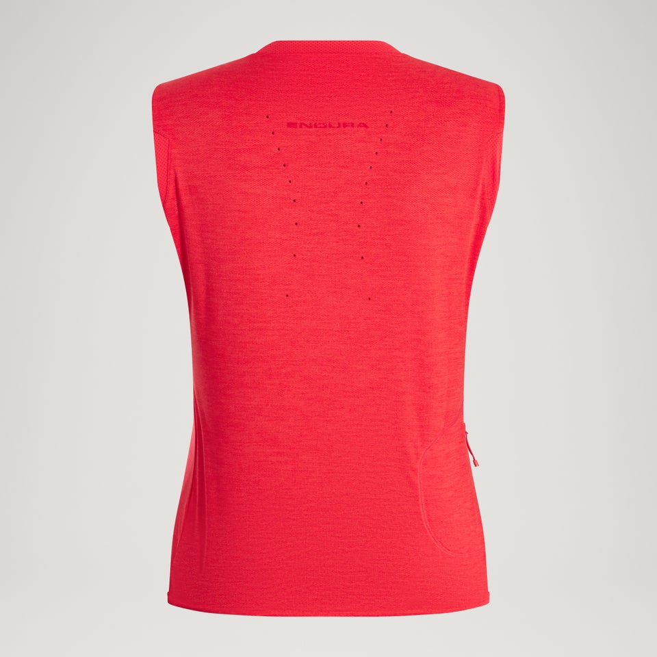 Women's SingleTrack Tank Top - Pomegranate