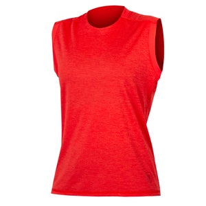 Women's SingleTrack Tank Top - Pomegranate - XXL