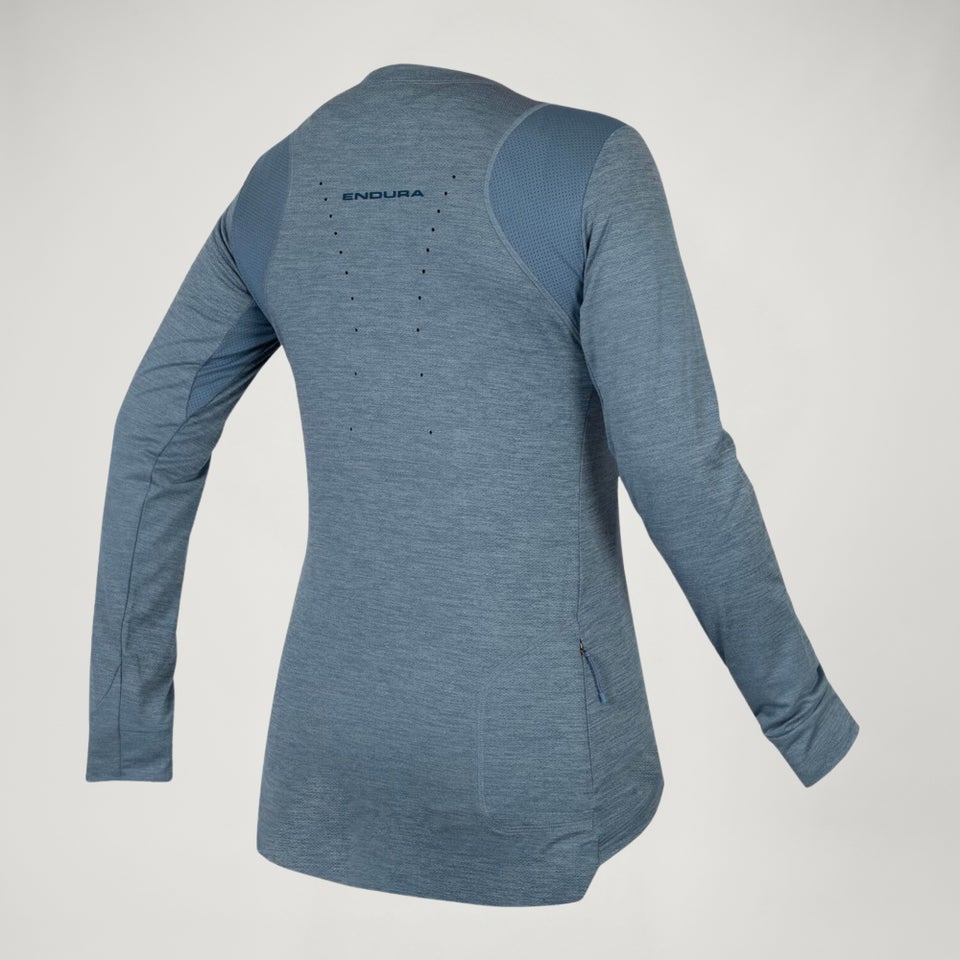 Women's SingleTrack L/S Jersey - Blue Steel