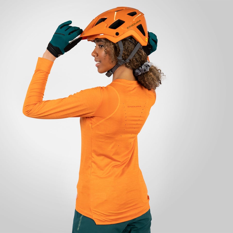 Women's SingleTrack L/S Jersey - Harvest