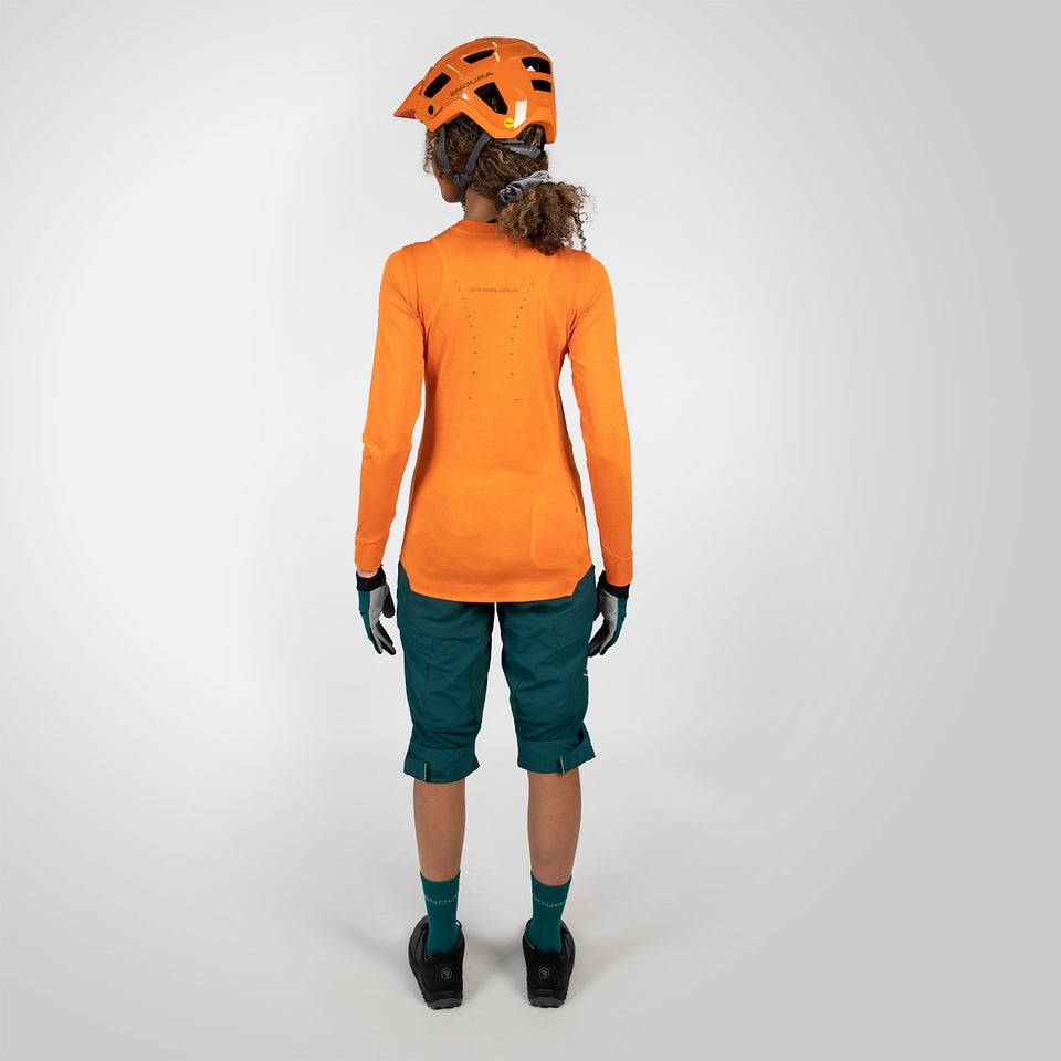 Women's SingleTrack L/S Jersey - Harvest
