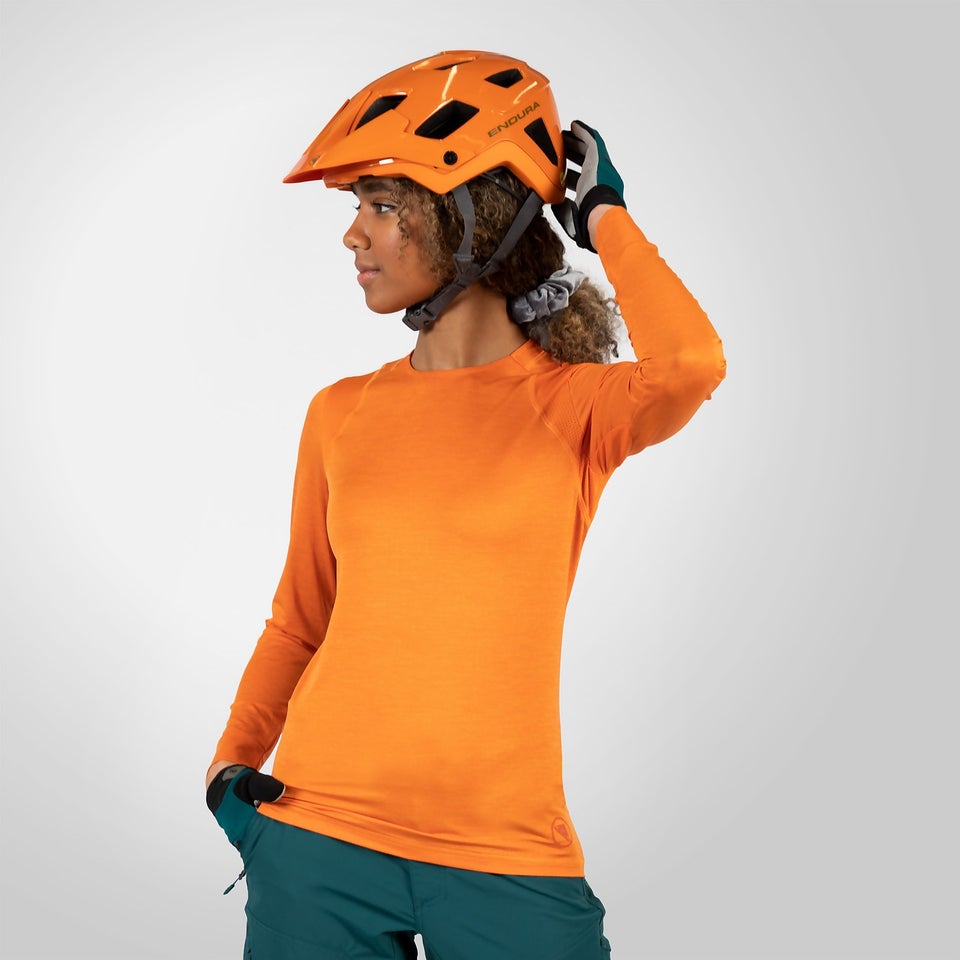 Women's SingleTrack L/S Jersey - Harvest