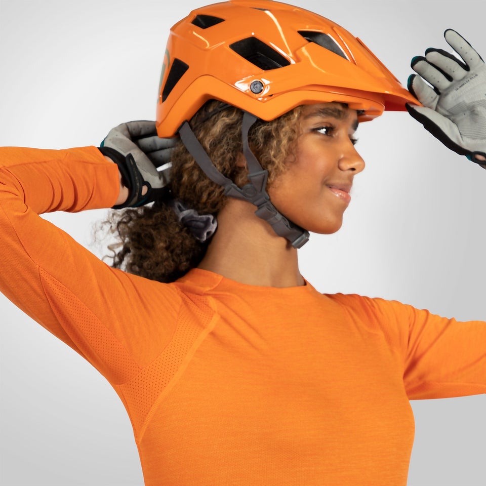 Women's SingleTrack L/S Jersey - Harvest